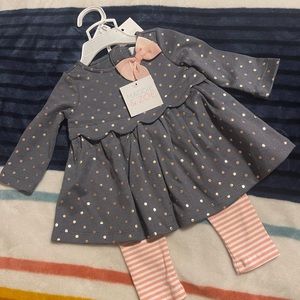 Maggie and Zoe 3-6 Months Girl Outfit